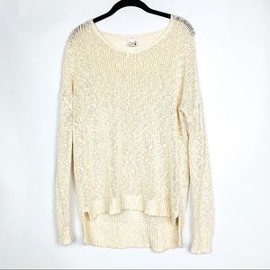 Essentials By Full Tilt Cable Knit Sweater Size XL